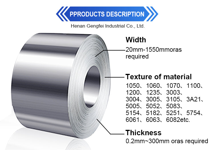 High Quality China Supplier Factory Direct Sale Aluminum Coil 1050 1060 H14 for Industrial Use with Bending & Welding