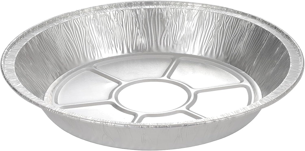 9" Pie Pans (10pack) - Disposable Aluminum Foil Pie Tins,Heavy-duty, Baking Tin Plates, Standard Size