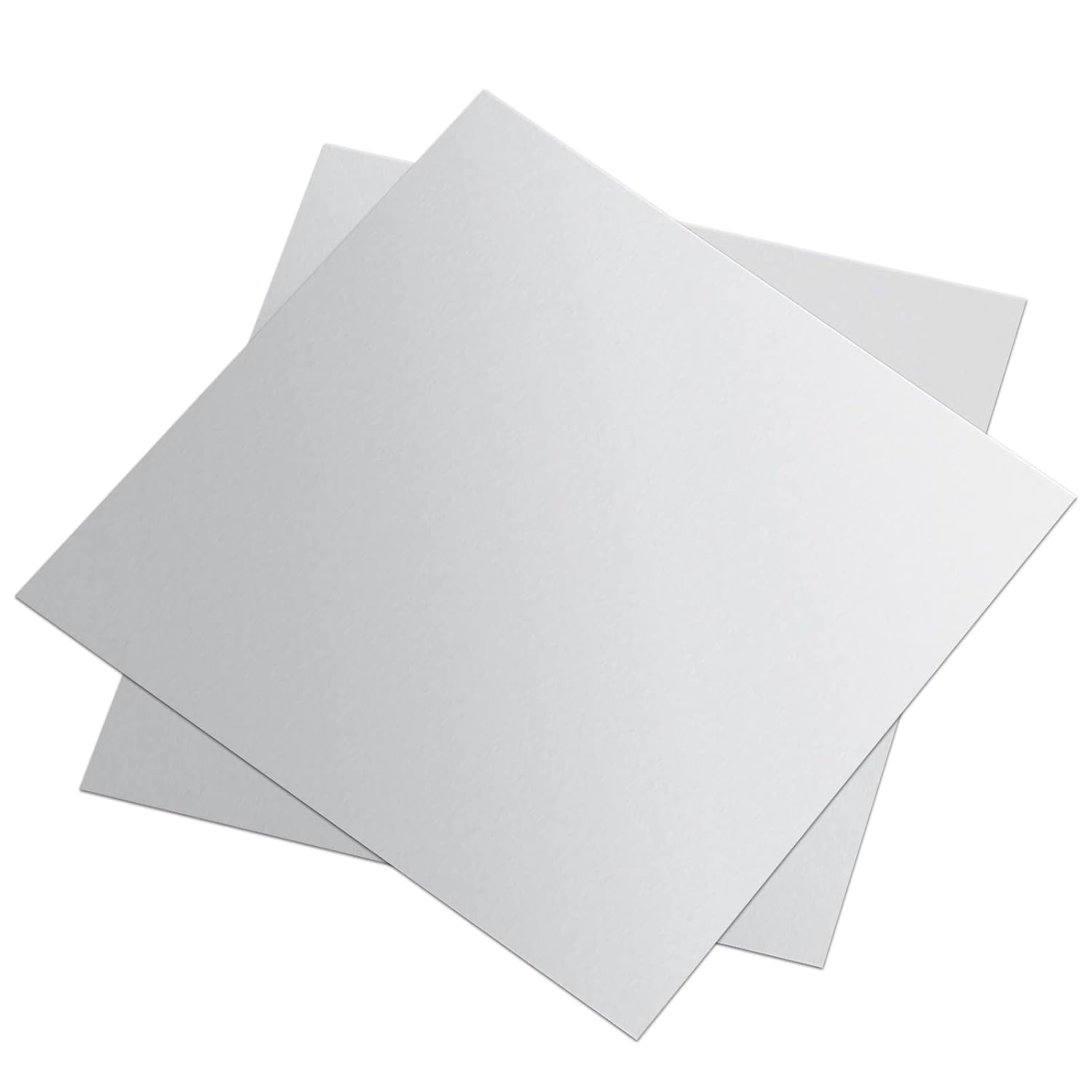 2 Pieces 6061 T651 Aluminum Sheet Metal 6X 6x0.02(24Gauge) Inch Rectangle Metal Plate, 0.5mm Aluminum Sheet, Plate for Crafting, Industry