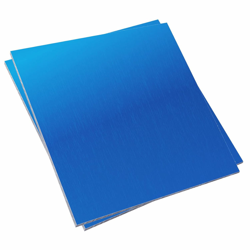 2 Pieces 6061 T651 Aluminum Sheet Metal 6X 6x0.02(24Gauge) Inch Rectangle Metal Plate, 0.5mm Aluminum Sheet, Plate for Crafting, Industry