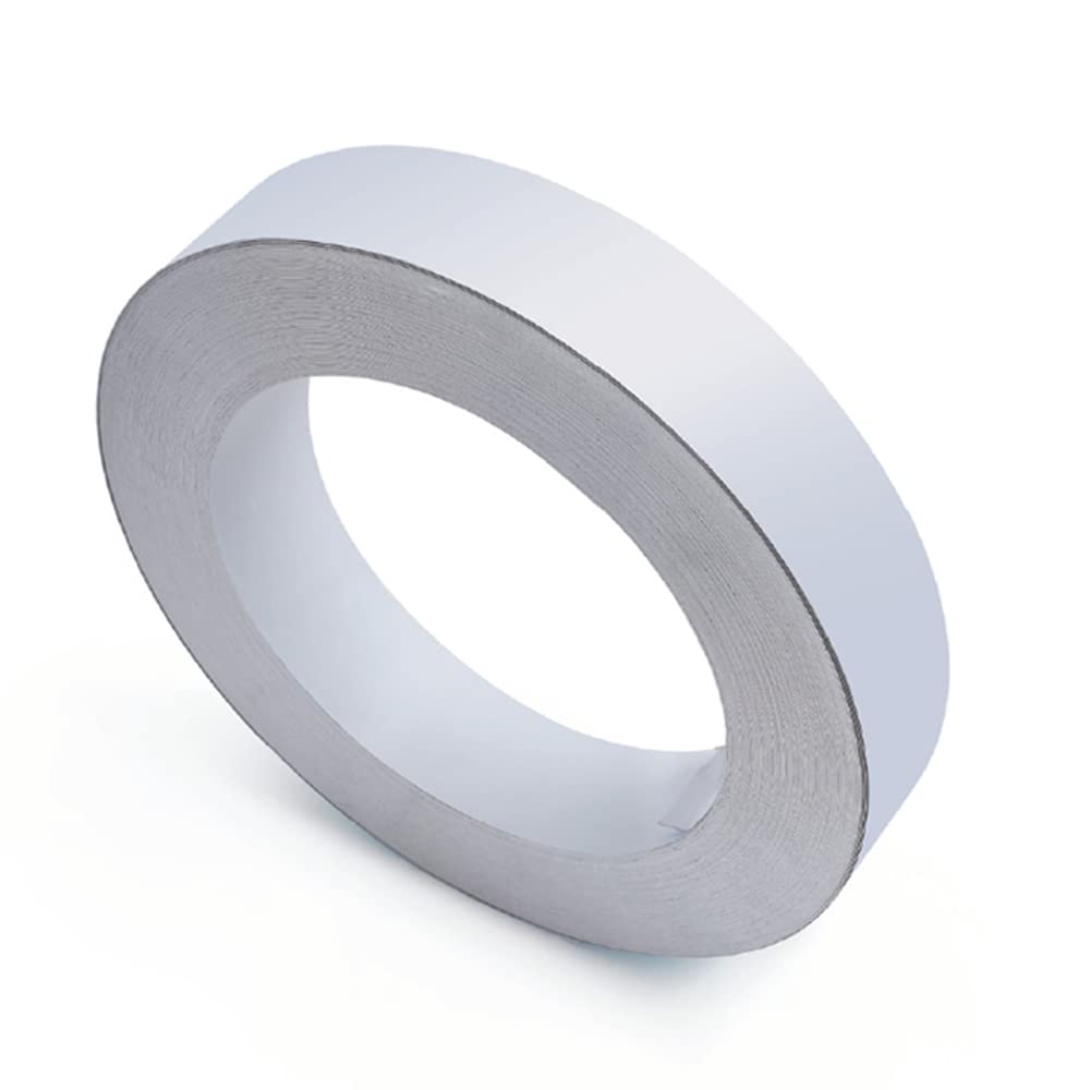 Aluminum Strip Aluminum Coils Roll Thickened 100mm (3.94") x 100m (328ft) Roll Aluminum Tape for Acrylic Channel Letter (Flat Coil Without Folded Edge, 0.8mm (0.031") Thickness)